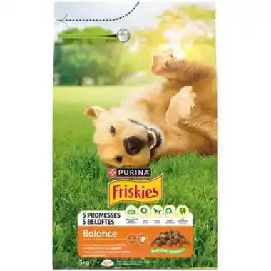 FRISKIES® BALANCE Croquettes pour chien au Poulet, Bœuf et Légumes