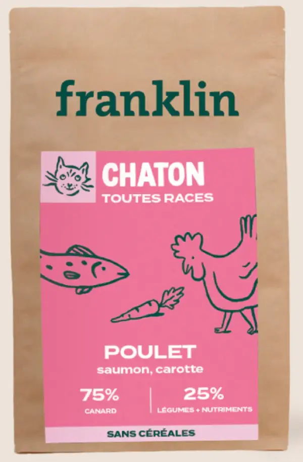 Franklin Chaton Poulet Saumon