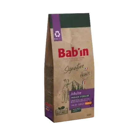 BABIN Medium Stérilisé Poulet pour chien adulte
