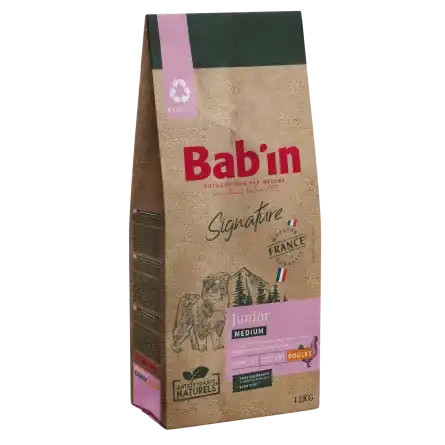 BABIN Medium Junior Poulet pour chiot
