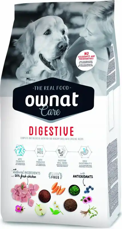 Ownat Care Digestive pour chien sensible