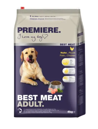Premiere Croquettes Chien Best Meat Adulte Poulet