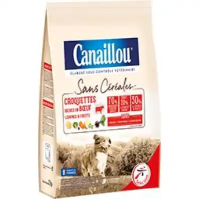 Canaillou Sans Céréales bœuf, légumes et fruits